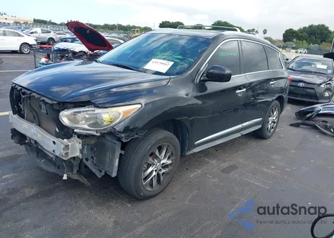 2013 Infiniti Jx35 z USA, uszkodzony, nr VIN 5N1AL0MN1DC343742